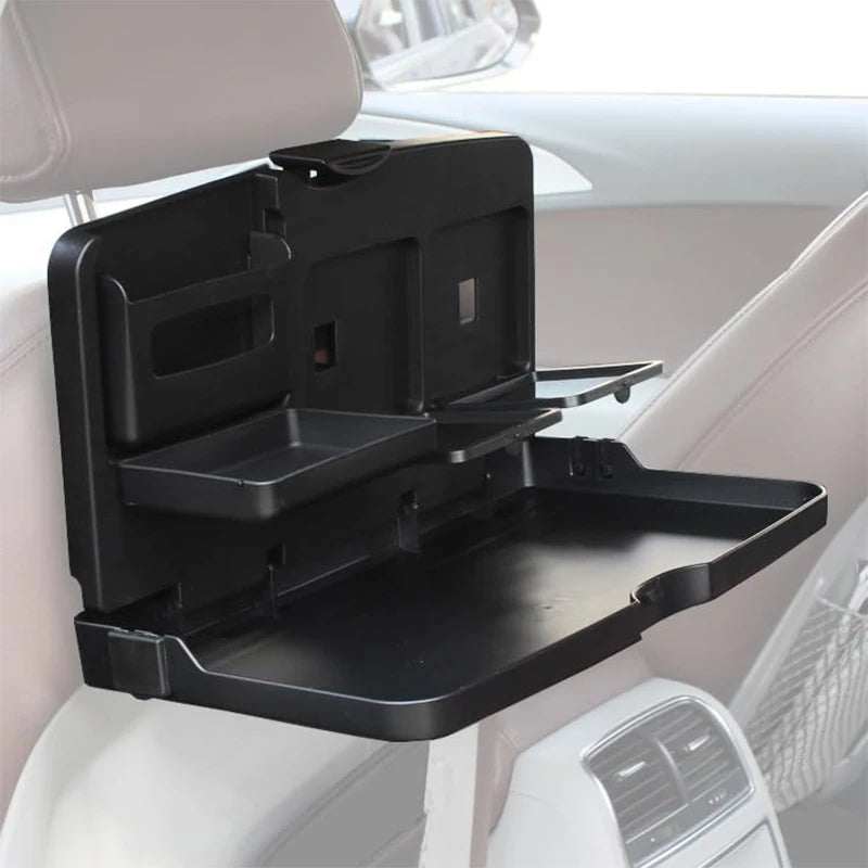 Multi-Functional Portable Foldable Car Backseat Tray Desk Car Vehicle Back Seat Tray for Food Water Cup Phone