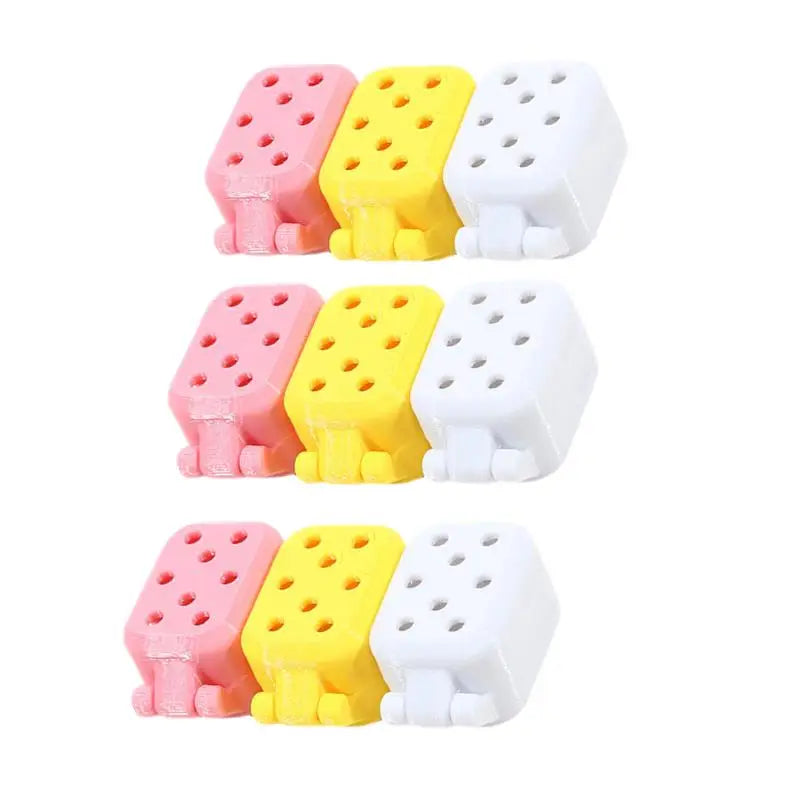 3/6/9pcs Electric Toothbrush Head Travel Case – Ventilated Protective Cover, Clean & Lightweight for Storage