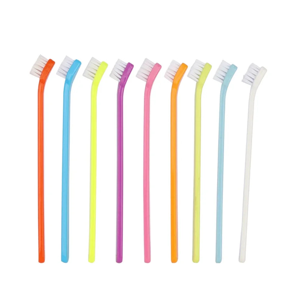 Dog Toothbrush Cat Tooth Multi-angle Cleaning Tool Massage Care Tooth Finger Brush for Dog Cat Pet Grooming Supplies