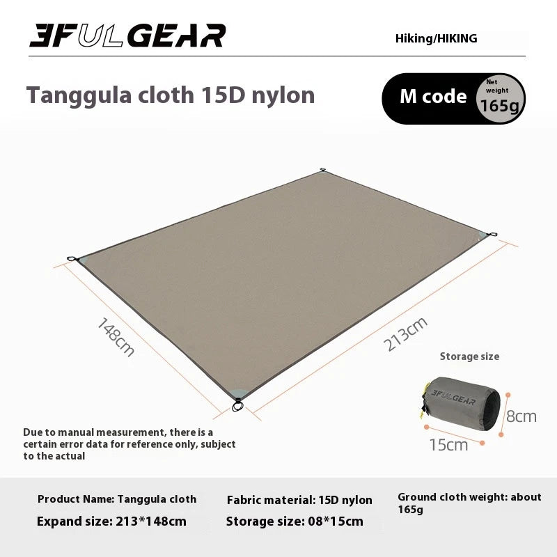 3F UL GEAR Tanggula Ground Cloth Outdoor Camping Multifunctional Portable Lightweight Moisture-Proof and Waterproof Ground Cloth