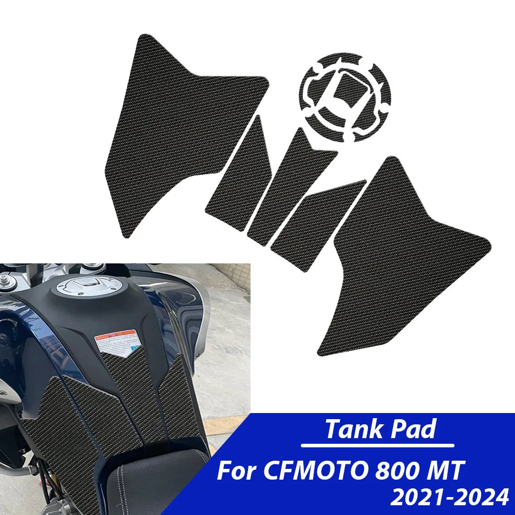 Motorcycle Decal Gas Knee Grip Tank Pad For CFMOTO 800 MT 2021 2022 2023 2024 Protector Sticker Side Tank Traction Pad