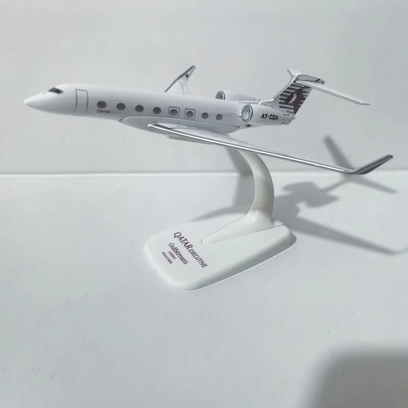 JASON TUTU Qatar Airways Gulfstream G650 Aircraft Diecast 1/200 Scale Planes Airplane Model Plane Model Gift
