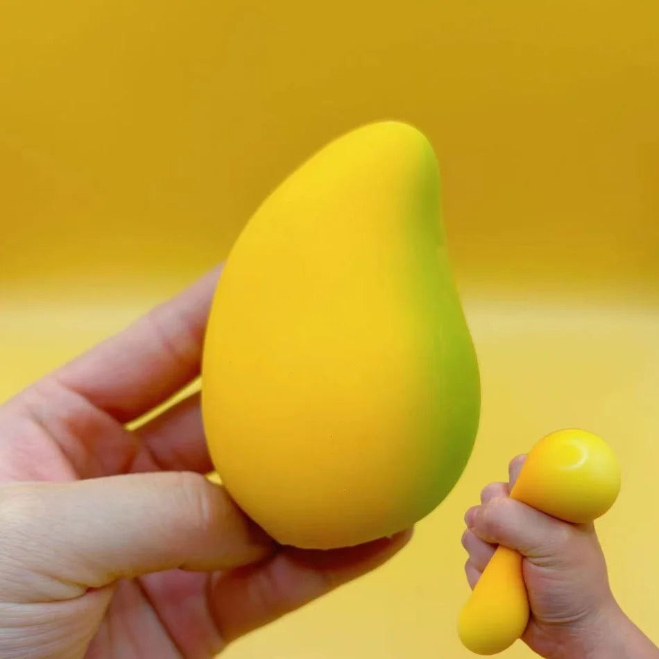 Squishy Green Apple Stress Ball Soft Fidget Sensory Toy for ADHD Autism Slow Rebound Squeeze Toy for Adults Christmas Gifts