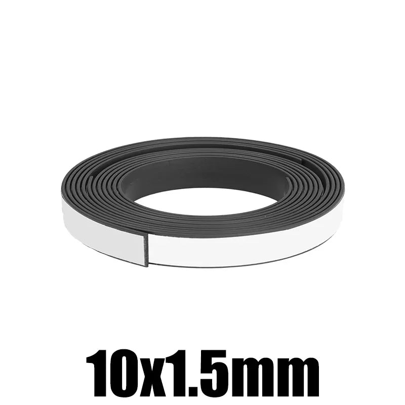 Self Adhesive Magnetic Tape Cuttable Rubber Magnetic Strip For Fridge Wall DIY Photo Poster Fixing Tape Home Office Storage Tool