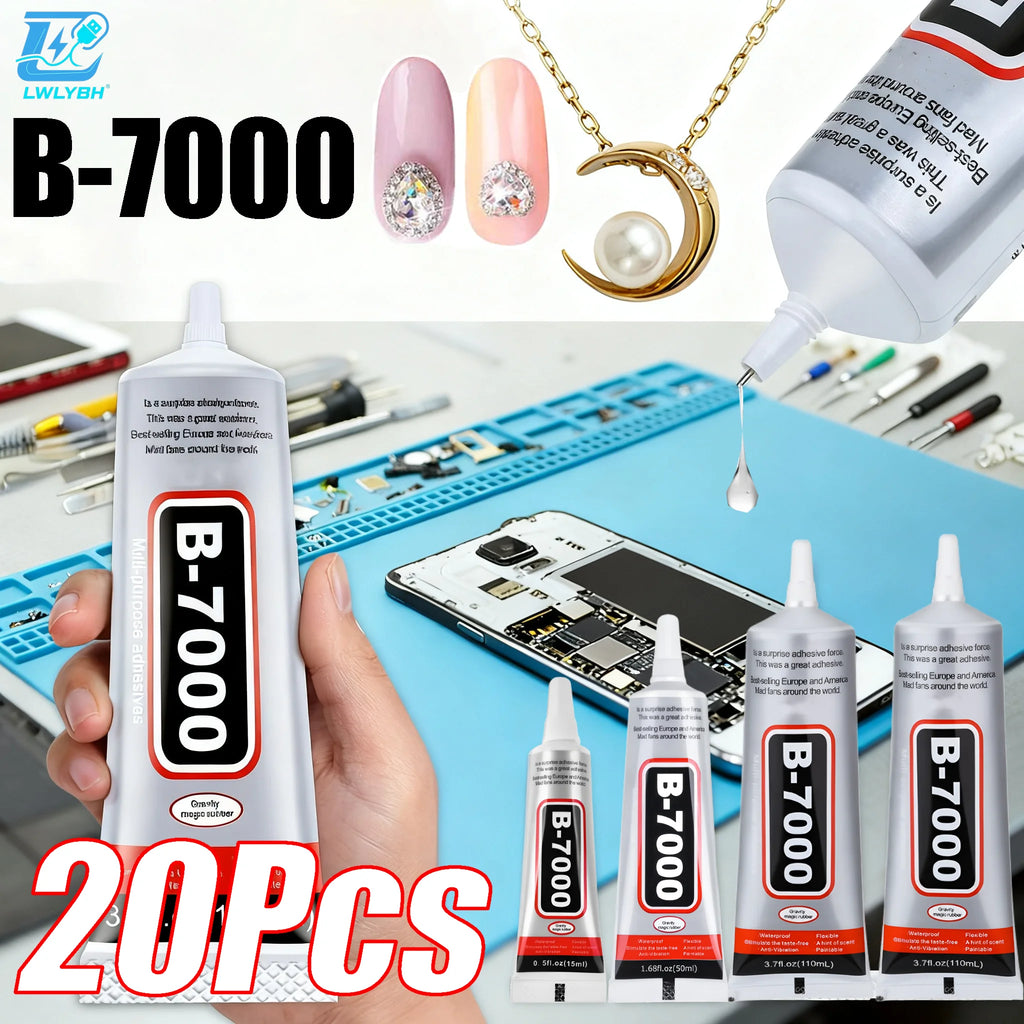B7000 Glue Transparent Mobile Screen Repair Glue Multipurpose DIY Strong Adhesive Jewelry Craft Adhesive Liquid Shoes Glue