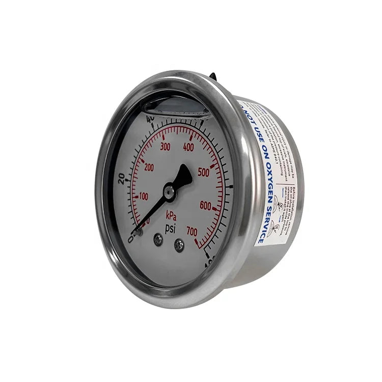 DIA 60MM Stable performance vacuum gauge 76 to 0 cmhg 2000 psi certificate pressure gauges