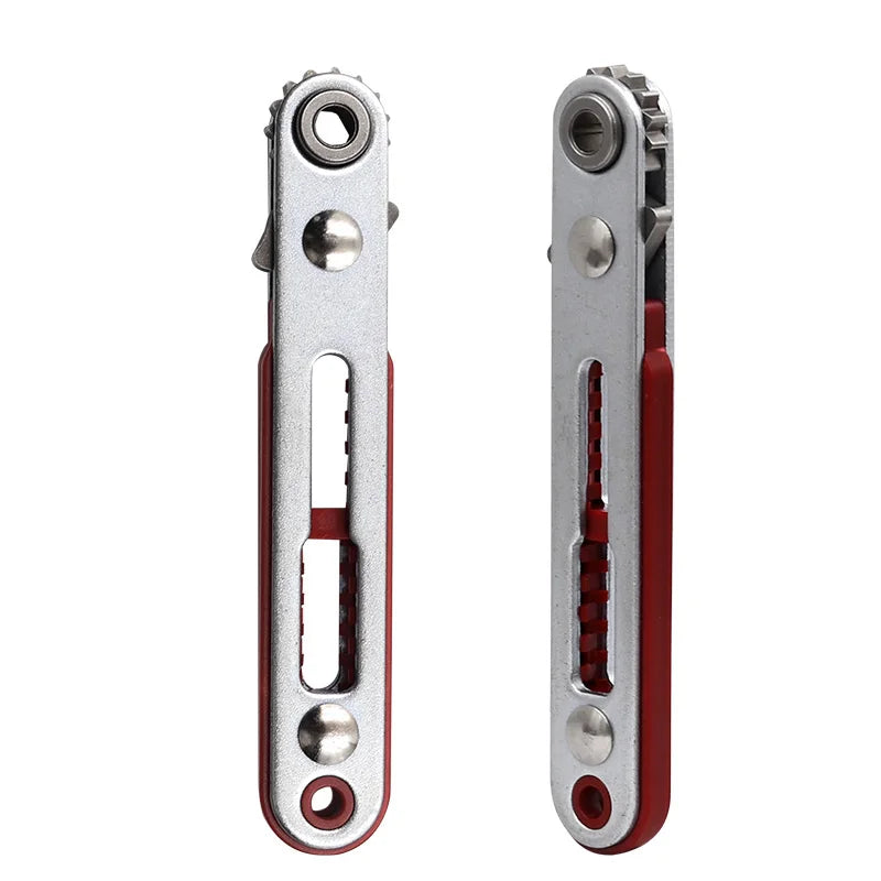 Mini Ratchet Wrench Hexagon Torx Bidirectional Control Screwdriver Drill Bit 1/4 Square Drive Sockets Screwdriver Drill Bits
