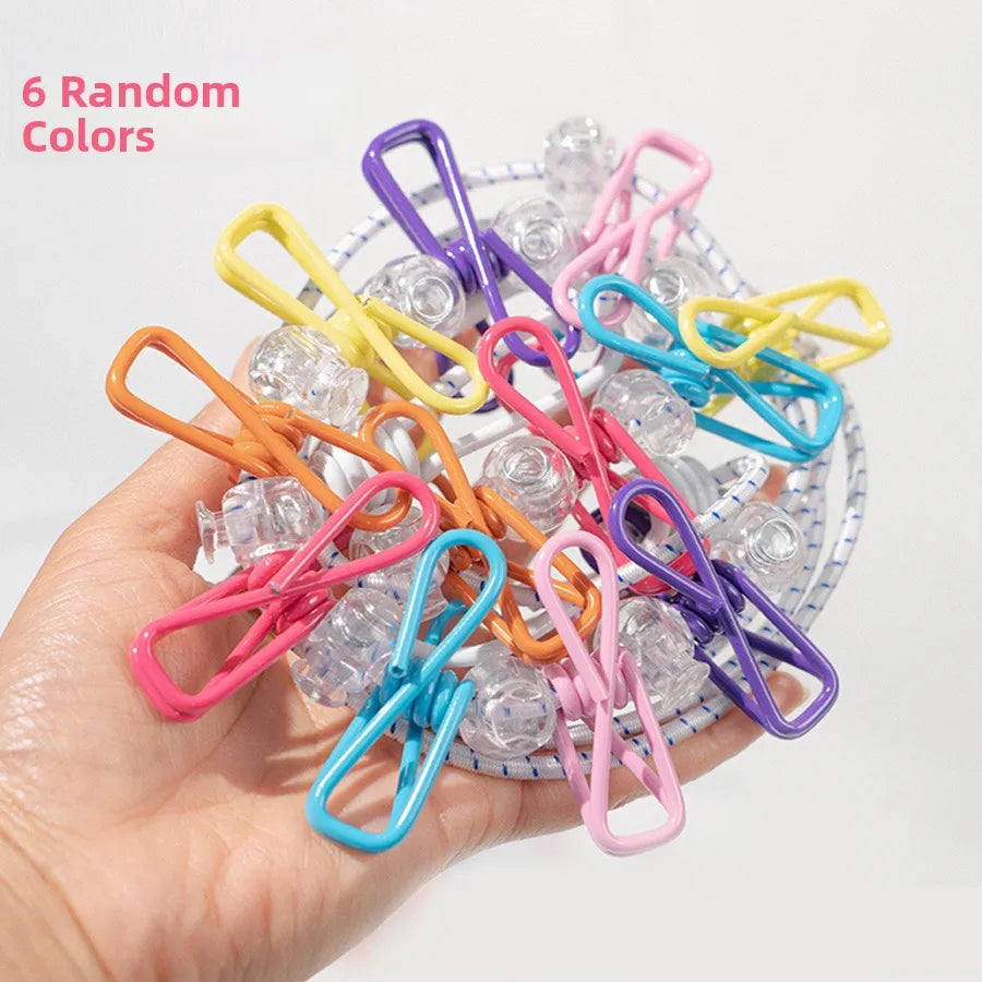 Thiened Outdoor Travel Clothes Drng Rope Dormi Indoor And Outdoor No Punching Windproof Non-slip Quilt Drng Rope