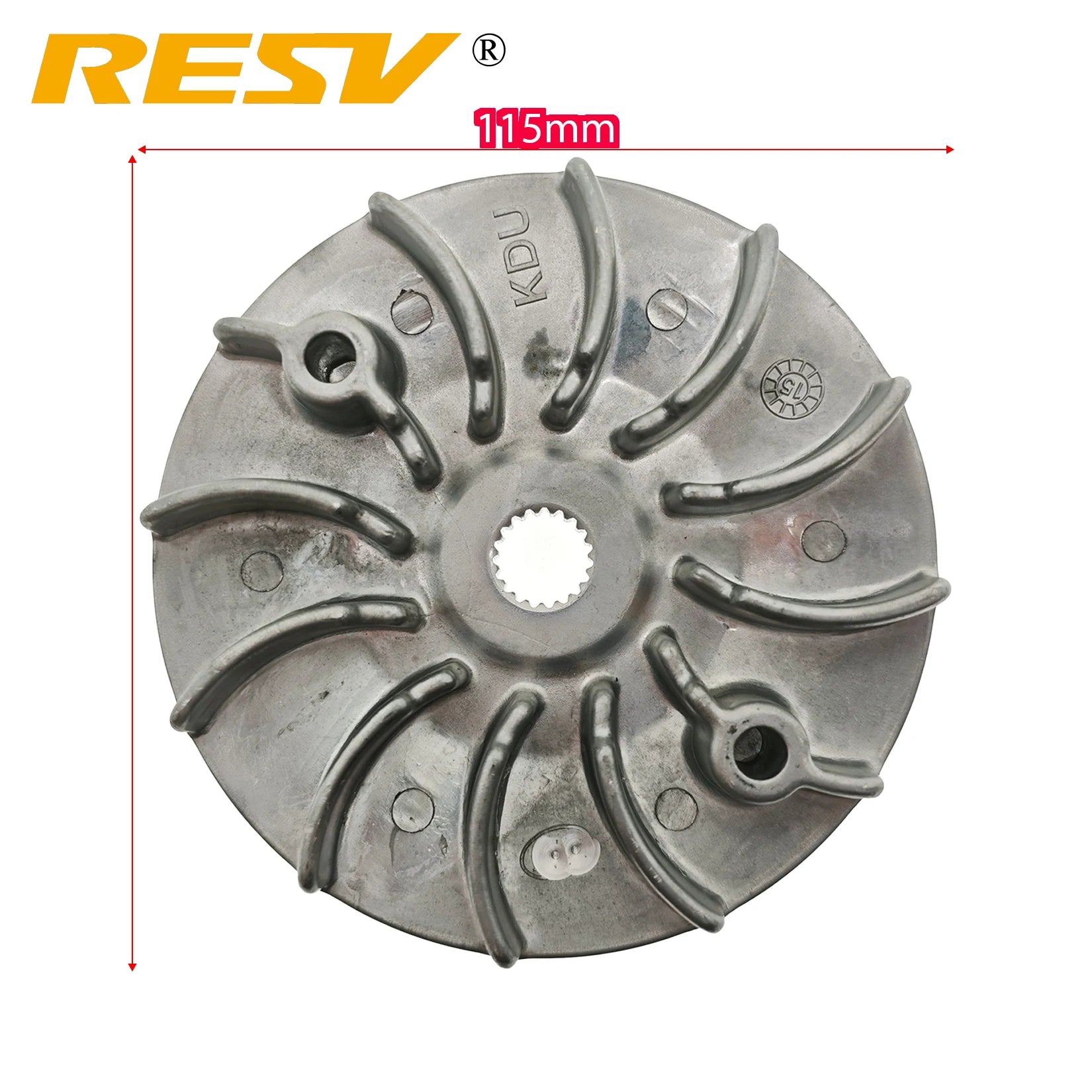 RESV for GY6 125cc 150cc 152QMI 157QMJ 4-stroke Variator Drive Face Pulley Assy.