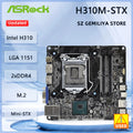 ASROCK H310M-STX Motherboard Intel H310 LGA 1151 DDR4 Mini-STX M.2 Support Core I5-9400 Core I5-9600 Core I3-8300 CPU