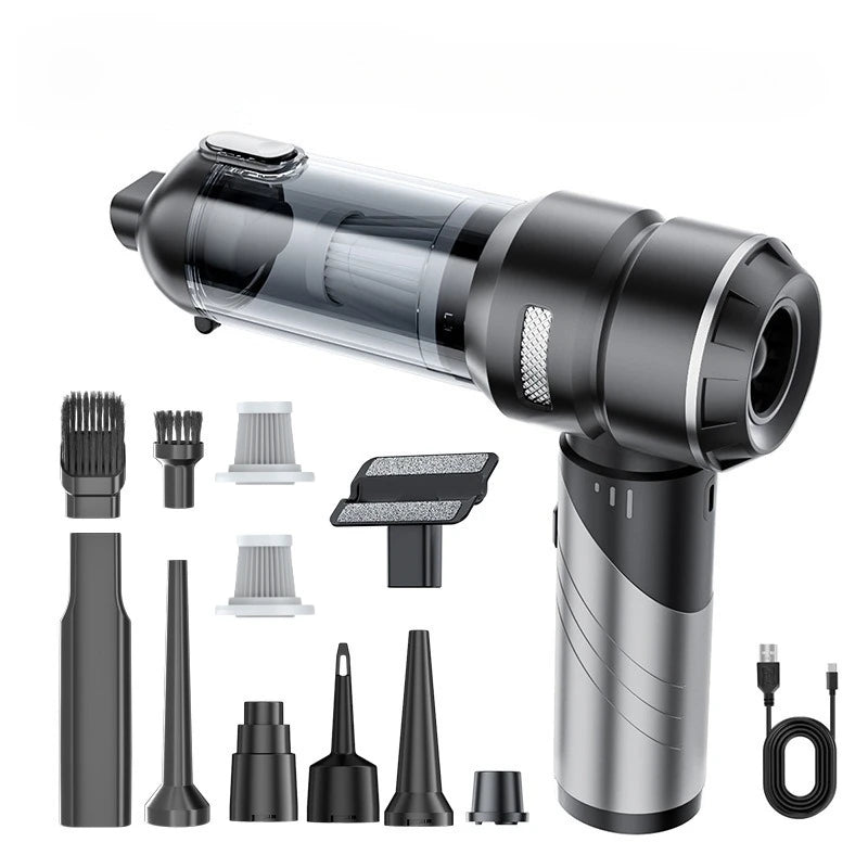 Brushless Motor Wireless Handheld Car Vacuum Cleaner High Power Portable Air Duster Powerful Cleaning Machine For Car Household