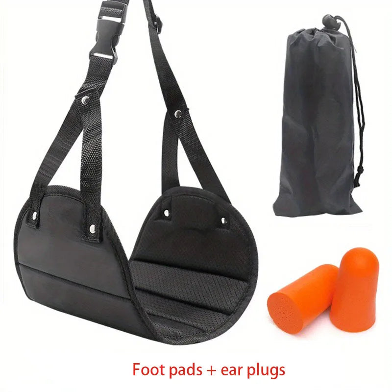 NYXIA Portable Travel Plane Hammock Foot Chair Office Home Outdoor Travel Leg Chair Hammock Comfort Furniture Travel Essentials
