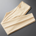 Minglu Lyocell Linen Summer Knitted Men's Sets Luxury Short Sleeve V Collar Male Polo Shirts Sport Casual Man Sweatsuits