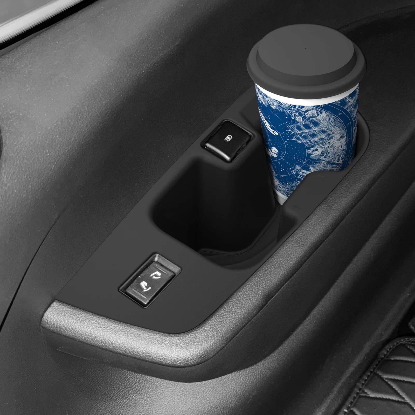 for Nissan Patrol Y63/Armada 2025-2026 Car Water Cup Holder The Third Row Drinks Cup Holder Storage Box Case Accessories 2pcs