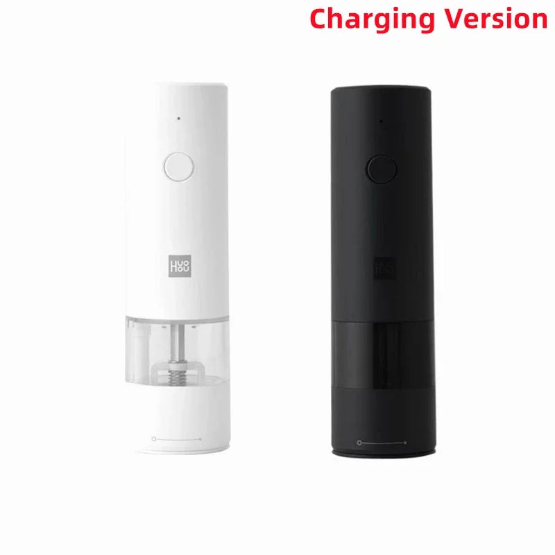 YouPin HUOHOU Electric Spice Mill Grinder Portable Kitchen Tool Grinding Cooking Pepper Seasonings Spices Grain Mill Salt Shaker
