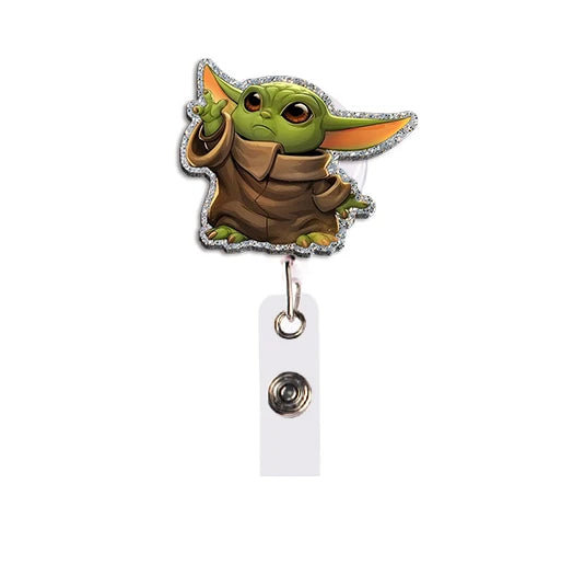 Cartoon Yoda Disney Card Holder Lanyards Minnie Card Holders Neck Strap for Keychain Kids Door Badge Holder Boy Girl Card Case