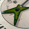 6 strings green electric guitar black hardware guitars rosewood guitarra