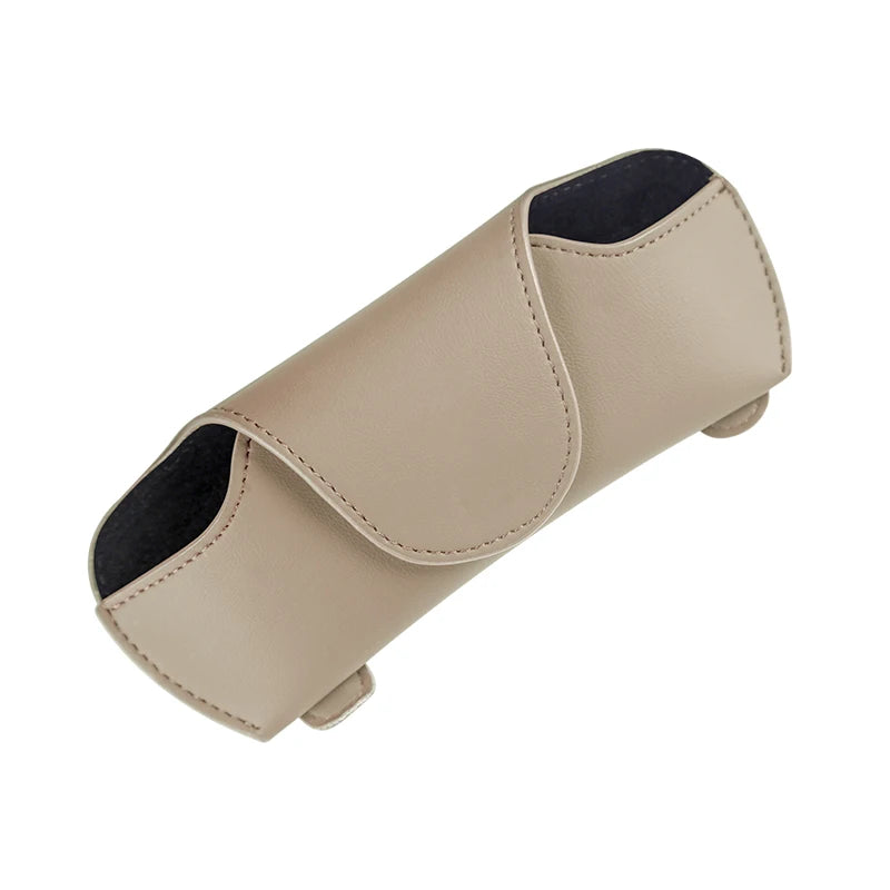 For Porsche Macan Cayenne Panamera Cayman Boxster 911 Taycan Car Sunglasses Clip Glasses Box Auto Interior Accessories