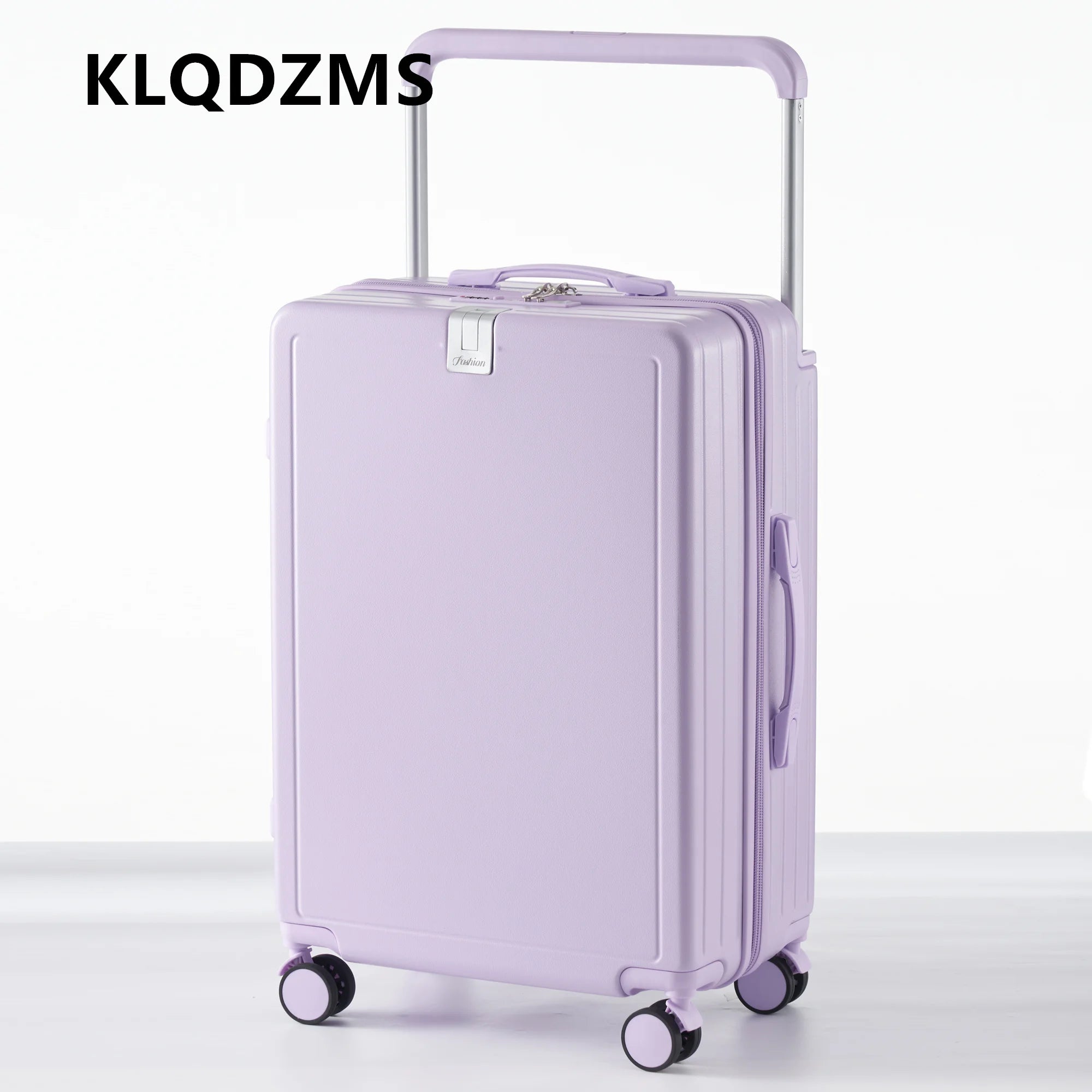 KLQDZMS 20"22"24"26"28 Inch Zipper Suitcase PC Boarding Box Multifunctional Trolley Case Large-capacity Password Luggage Bag