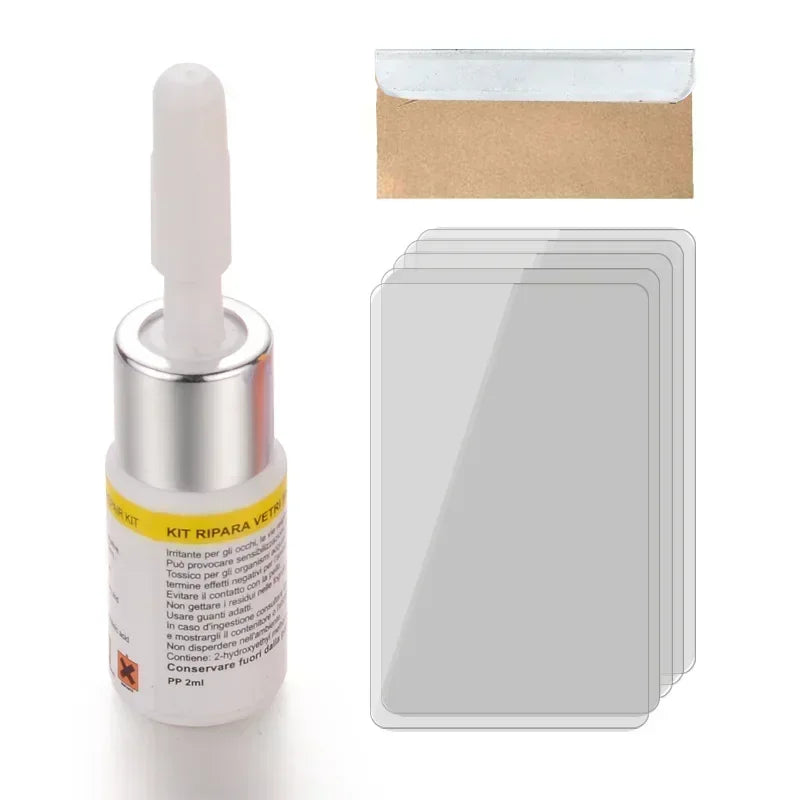 Car Cracked Glass Repair Tool Kit Auto Windshield Nano Repair Fluid Car DIY Window Tools Glass Scratch Repair Tool