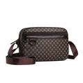 Newly designed neutral gender-neutral single-shoulder crossbody bag with patchwork vintage style, perfect for daily use.