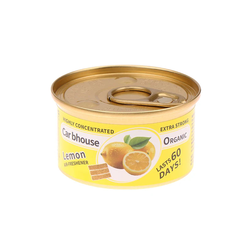 Car Aromatherapy Wooden Blocks Canned Shaped Deodorizing Fiber Air Freshener Auto Aromatherapy Car Interior Deodorant Supplies