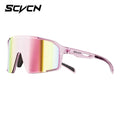 SCVCN HD Integrated Sports Sunglasses for Mountaineering Cycling Running Hiking Glasses UV400 Unisex Stylish Driving Sunglasses