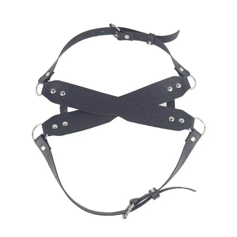 Adult Cosplay PU Leather Eye Mask for Couples in Role Play