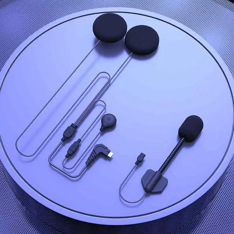 Motorcycle Intercom D6 Hi Rex Earphone Mic Accessories for Freedconn intercom T Com VB SC T Max Ky Pro R1 Plus R1 Pro