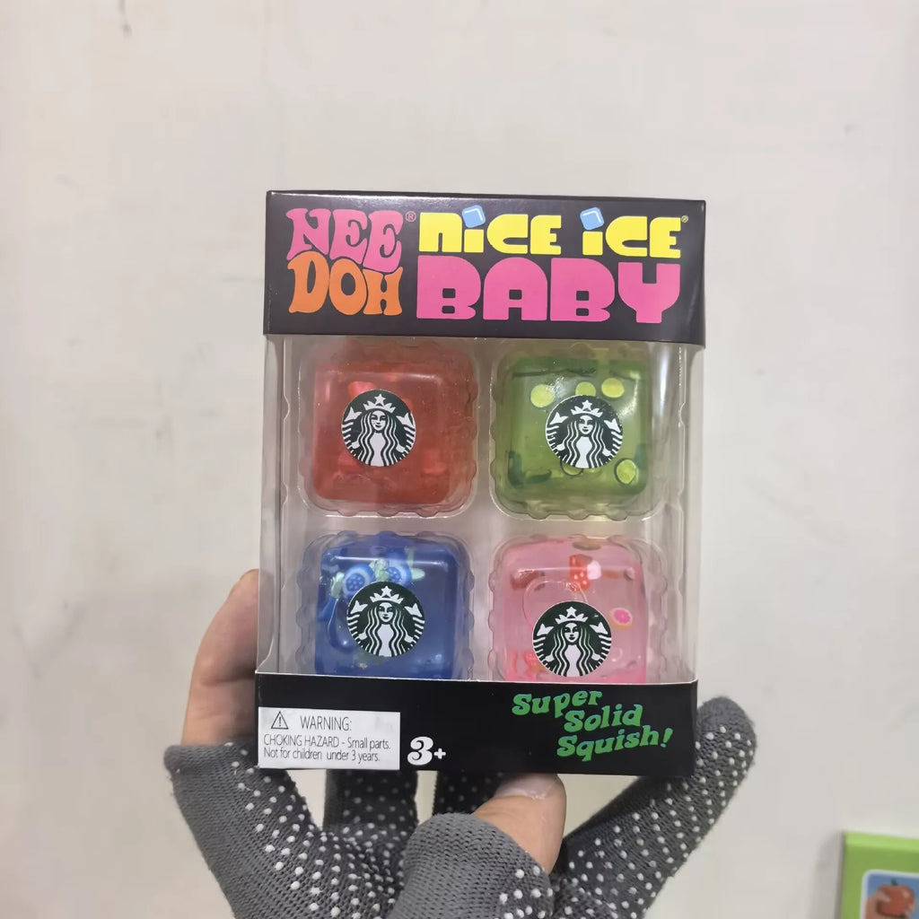 New Set /Squishy Needoh /Nice Cube Schylling /Sensory Stress Reliever Fidget Tool Toy Anxiety Focus Sensory Cube Adults Kid Gift