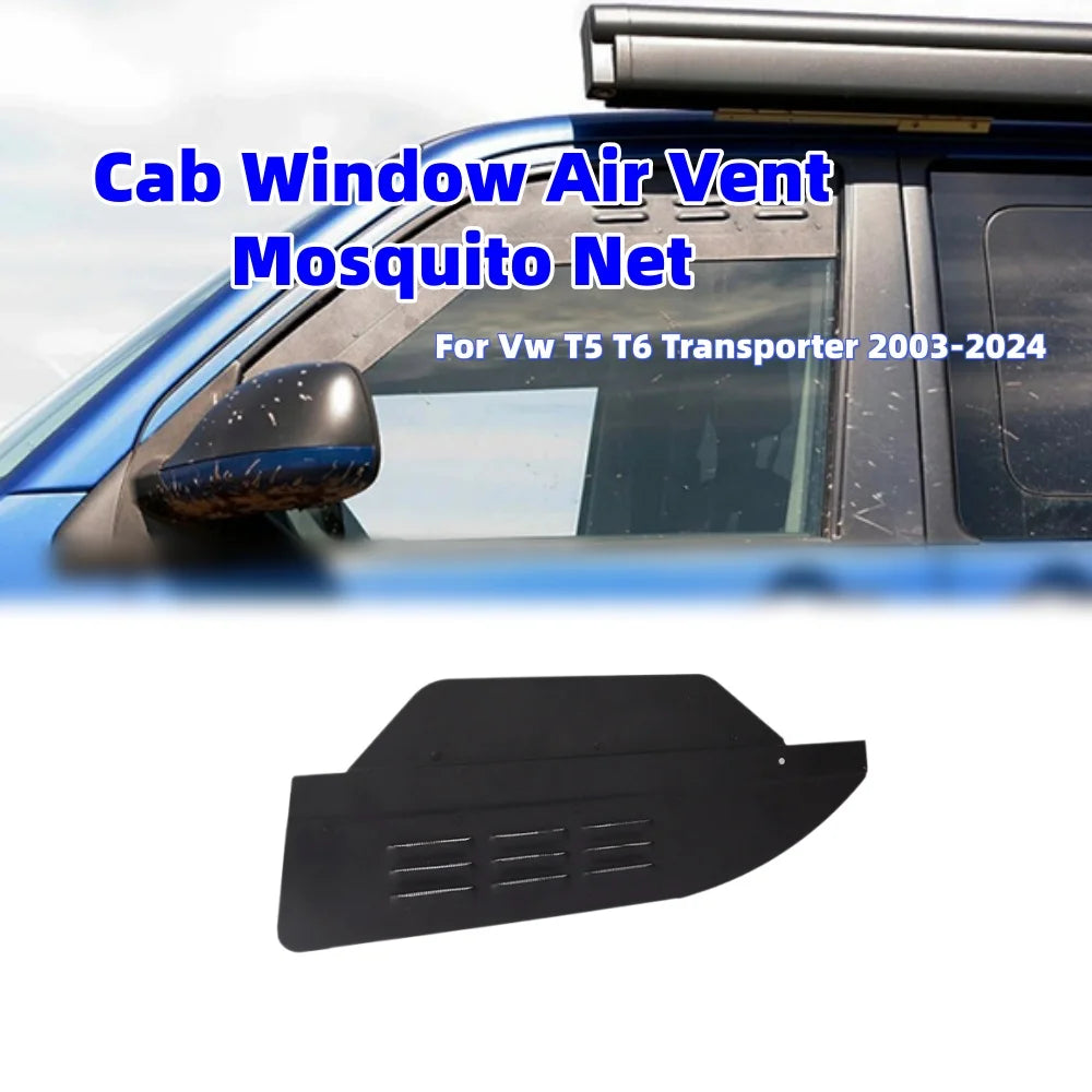 RV Window Ventilation Air Vent With Fly Screen For Vw T5 T6 Transporter 2003-2024 Campervan Motorhome Protection Accessories