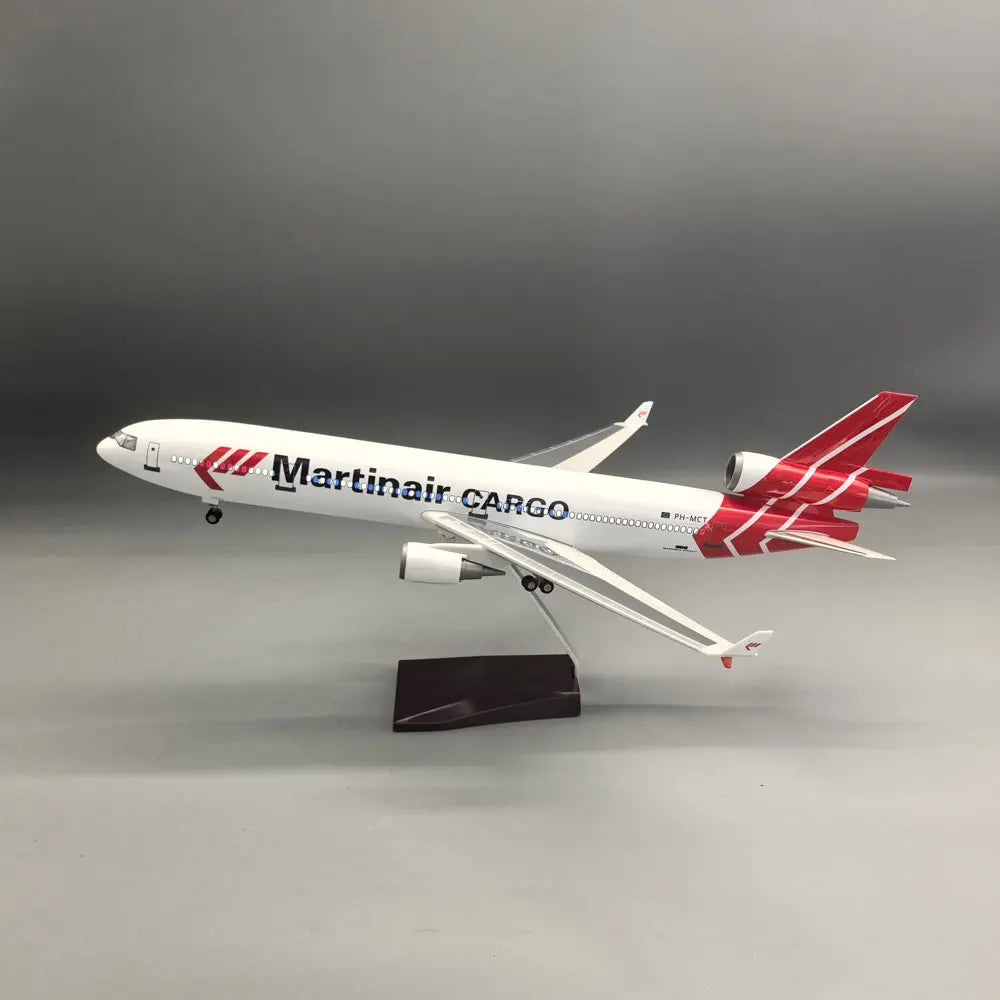 MD-11 Cargo Series Airplane Model Toy Kit 1/130 Scale Resin Diecast Plane Model with Stand For Collection display or Child Gift