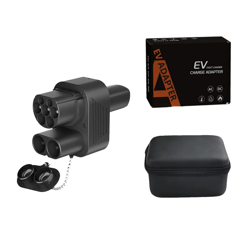 BERET CCS2 to Tesla EV Charger Adapter AC+DC 250A 1000V Electric Vehicle DC Charging CCS2 To Tesla Convertor dc combo 2