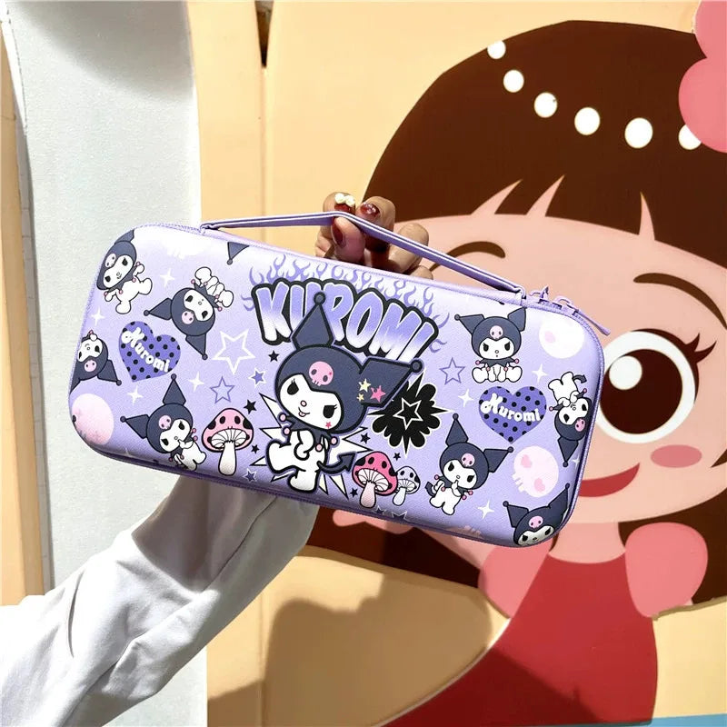 Cartoon Anime Storage Bag For Nintendo Switch Oled Game Console Case Travel Carrying Handbag JonCon Protective Cover Accessories