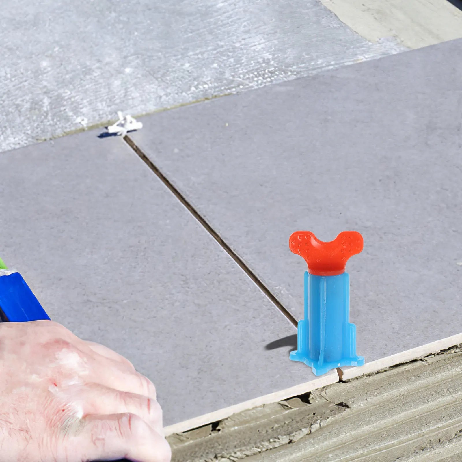 20Pcs Tile Leveling System Tile Leveler Locator Cross Shaped Square Tool for Wall Floor Tiles Quick Positioning Time Saving DIY