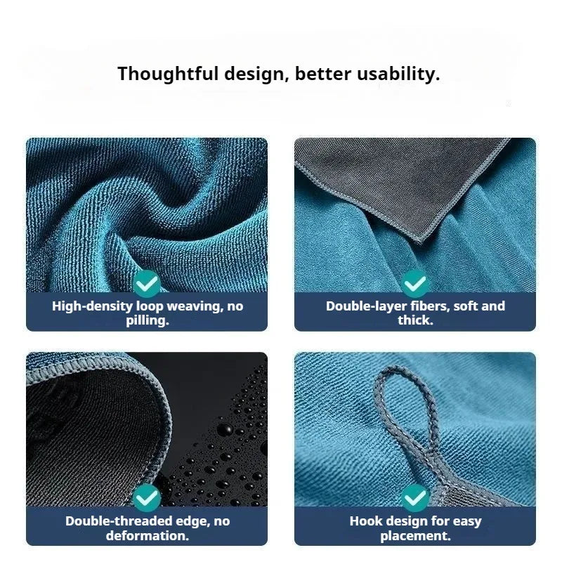 Microfiber Car Washing Towel Lint-Free Ultra-Soft Drying Cloth for Car Detailing Cleaning