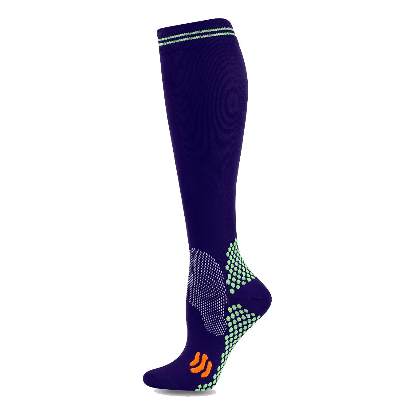 Running Compression Socks Football Hiking Golf Gym 20-30mmhg Gradual Change Nylon Sports Socks Diabetes Pregnancy Varicose Veins
