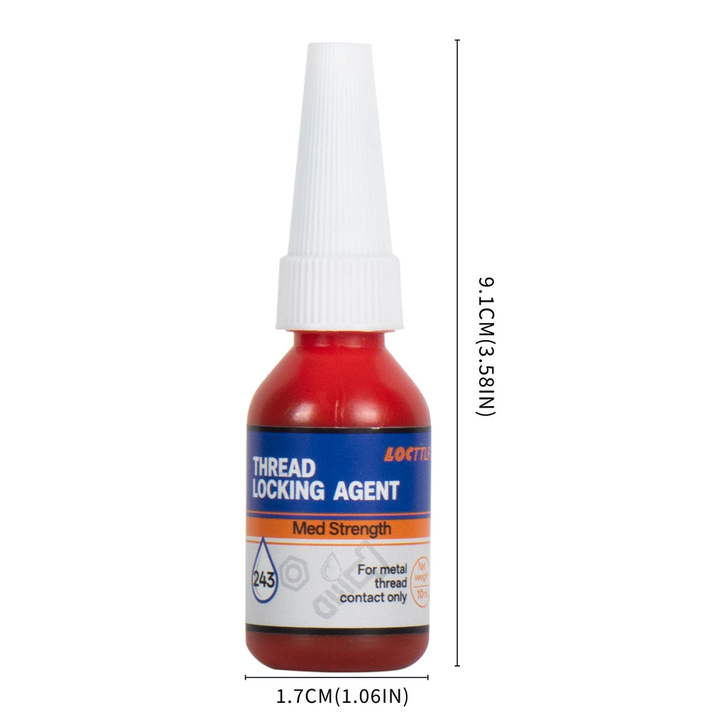 50ml Threadlocker 271Red High-Strength Thread Locker 243 Nuts-Bolts Locker Screw  Lock Tight Seal Fasteners Anaerobic Adhesive