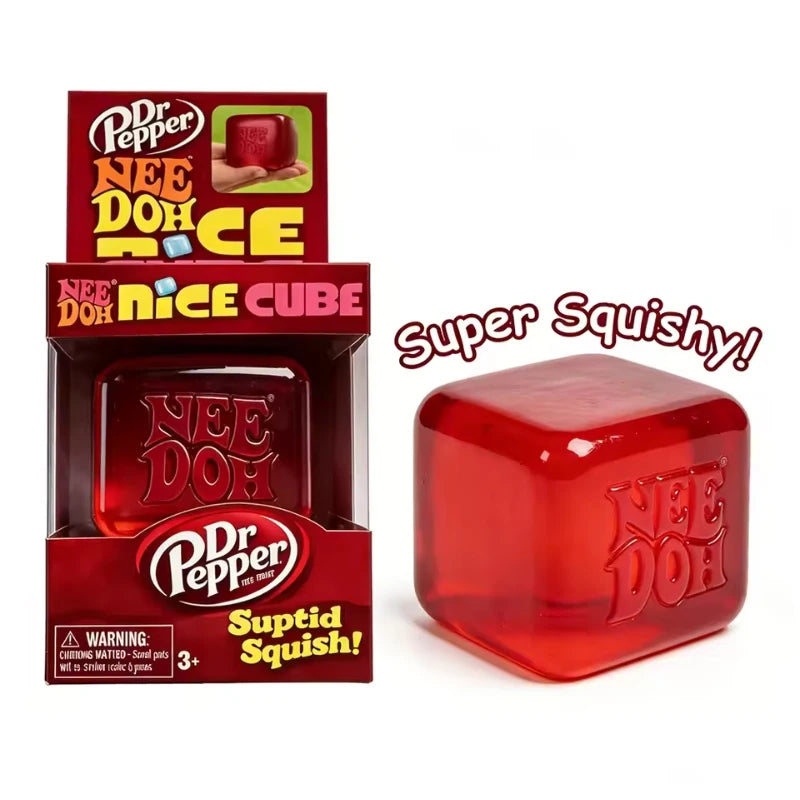 hot NeeDoh Dippin Dazzler Egg Donut prank stress relief toy soft glue vinyl squeeze toy Slow Rebound Pinch Ornament Relaxation