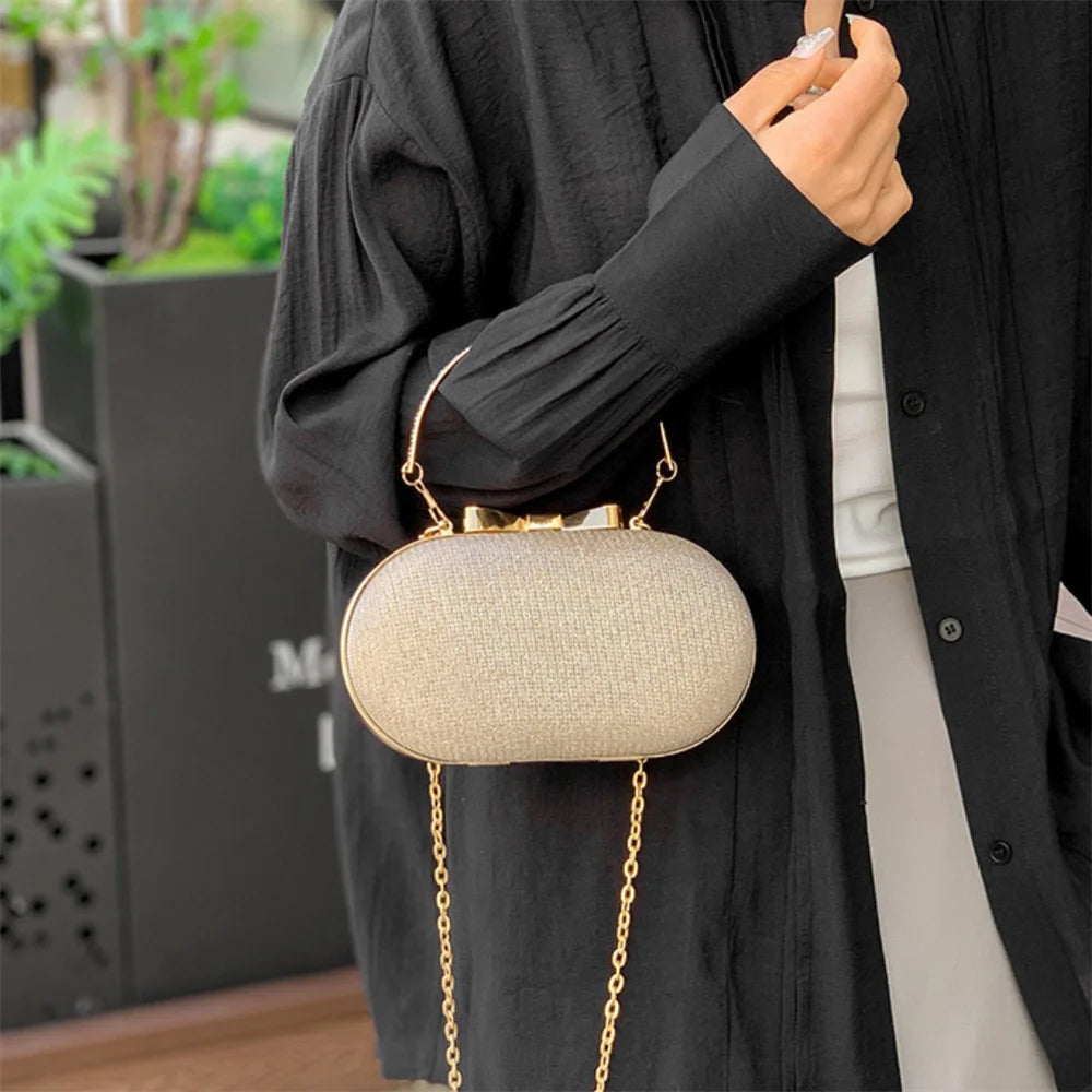 Glitter Evening Clutch Bag Women Top Handle Handbag Luxury Ladies Wedding Dinner Dressed Shoulder Crossbody Bag Party Purse
