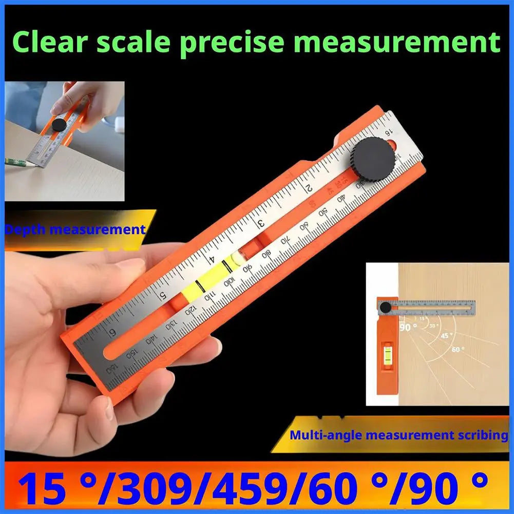 Professional Woodworking Angle Ruler Digital Protractor Level Measure Tool 360°  for Carpenter DIY Building