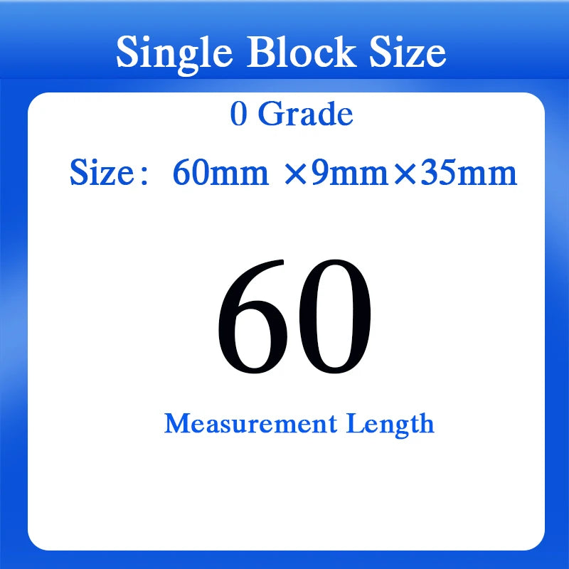 1pc,0.5mm-100mm Length,High Speed Steel Block Gauge,0 Grade,Tools for Micrometer and Caliper Inspection,Custom Gauge Available