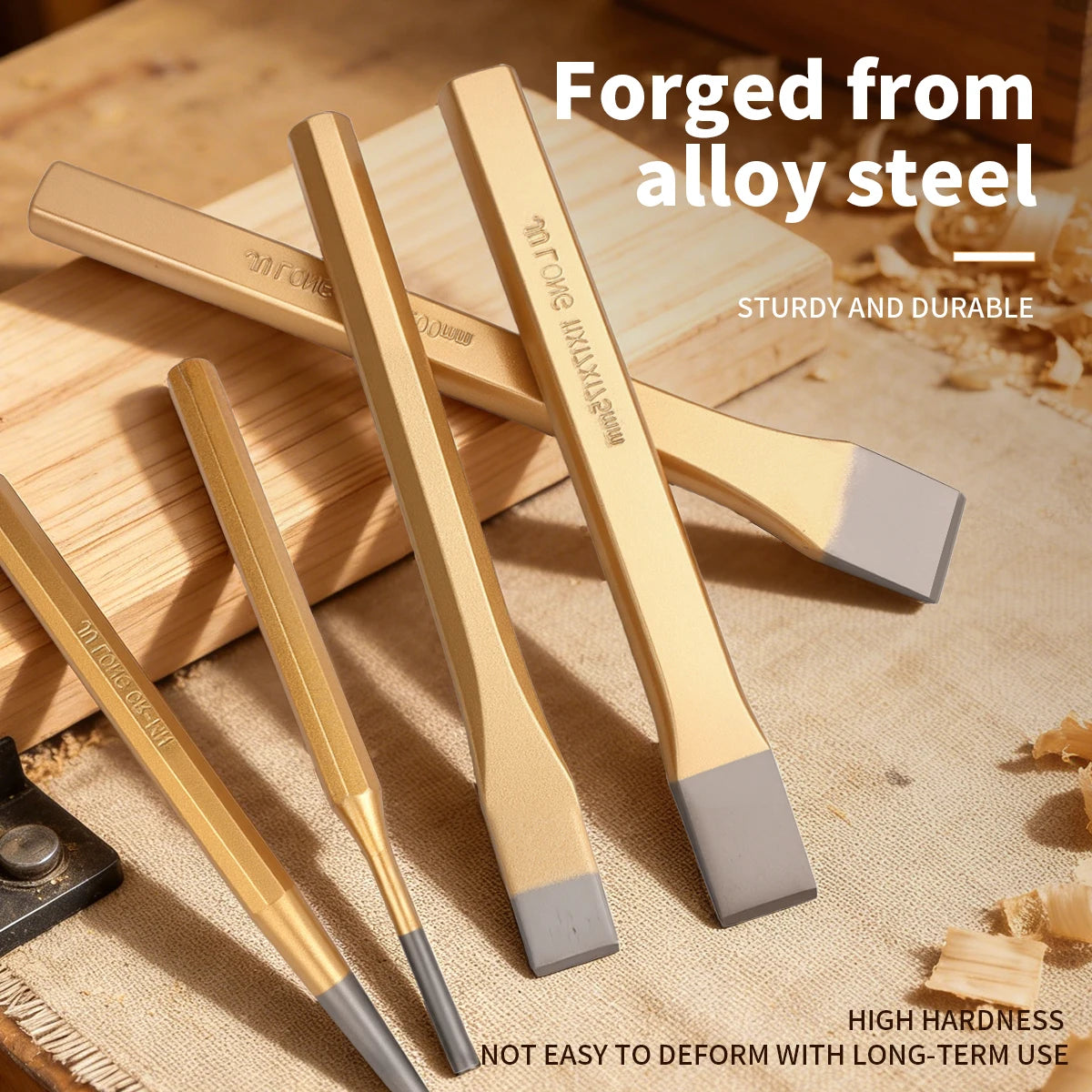 Flat Chisel Masonry Chisel Cement Fitter Chisel Alloy Steel Stainless Steel Metal Iron Stone Chisel 175 200 250 300mm
