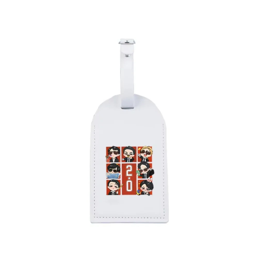 Custom Arirang 2.0 World Tour 2026 PU Luggage Tag, Personalized Durable Fashion Travel Bag ID Tag, Ideal Kpop Fan Gift