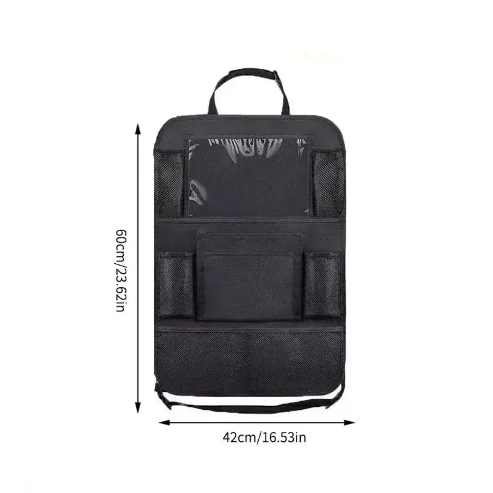 Car Backseat Organizer 9 Storage Pockets Seat Back Protectors Kick Mats for Kids Toddlers Accessories Car Seat back Storage