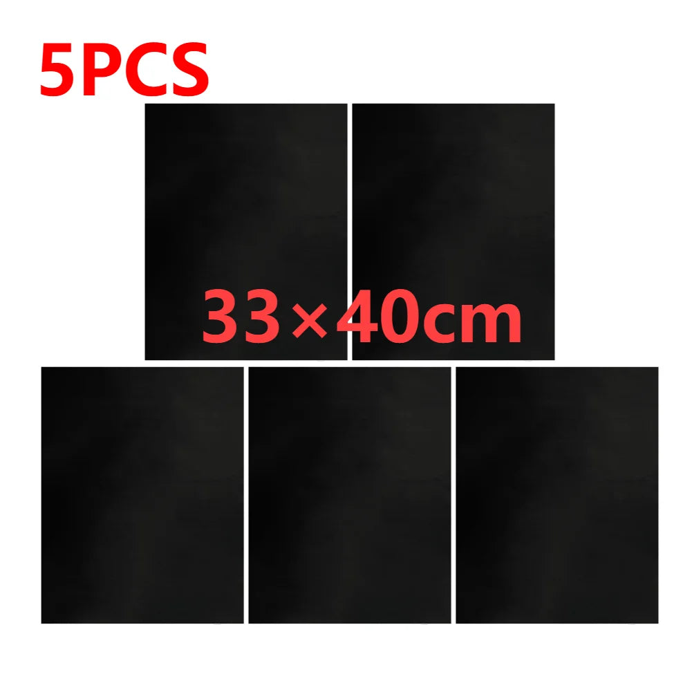 1-20PCS 50×40cm 33×40cm Oven Liners Grill Mat on Stick BBQ Grill Liners Reusable Barbecue Baking Liners Cook Pad Microwave Tool