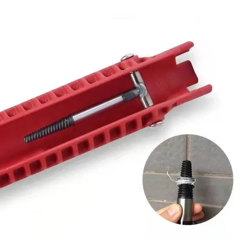 Wrench Nut Remover for Sink 5/8 in 1 Anti-Slip Flume Socket Hand Repair Bathroom Faucet Assembly Plumbing Installation Hand Tool