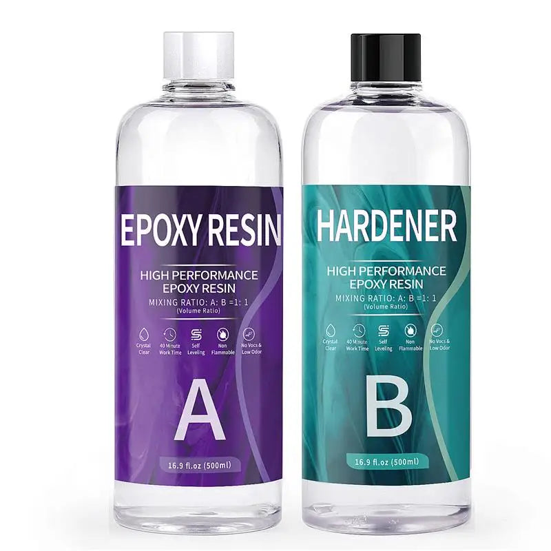 1:1 AB Resin Epoxy Glue High Adhesive Hardener Crystal Gel For DIY Resin Jewelry Making Accessory Gum Intarsia Adhesives Sealers