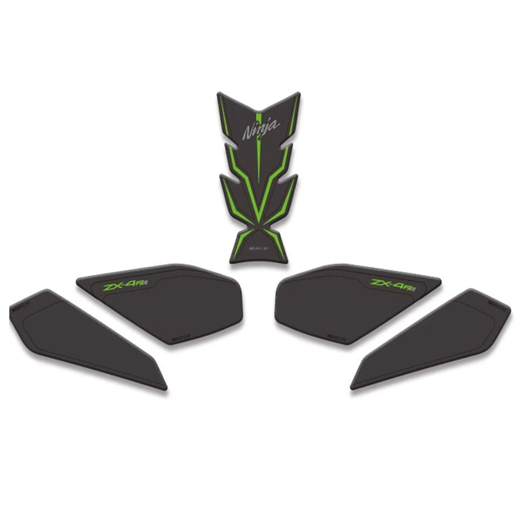 Compatible ZX-4R ZX4R/RR 2023 Motorcycle Fuel Tank Pad Kit Side Fuel Knee Guard Sticker Fuel Tank Protector