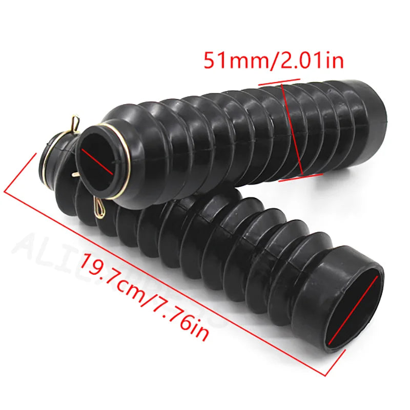 [X] Motorcycle Universal Front Fork Cover Boot Shock Absorber Protector Sleeve Dust Guard For Motocross Off Road Pit Dirt Bike